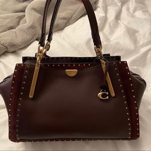 Coach dreamer satchel in oxblood